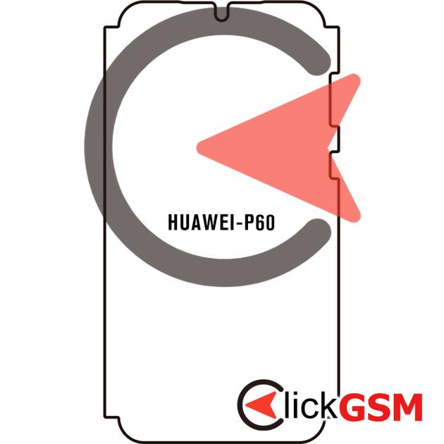 Folie Protectie Completa Fata UV Silicon Huawei P60